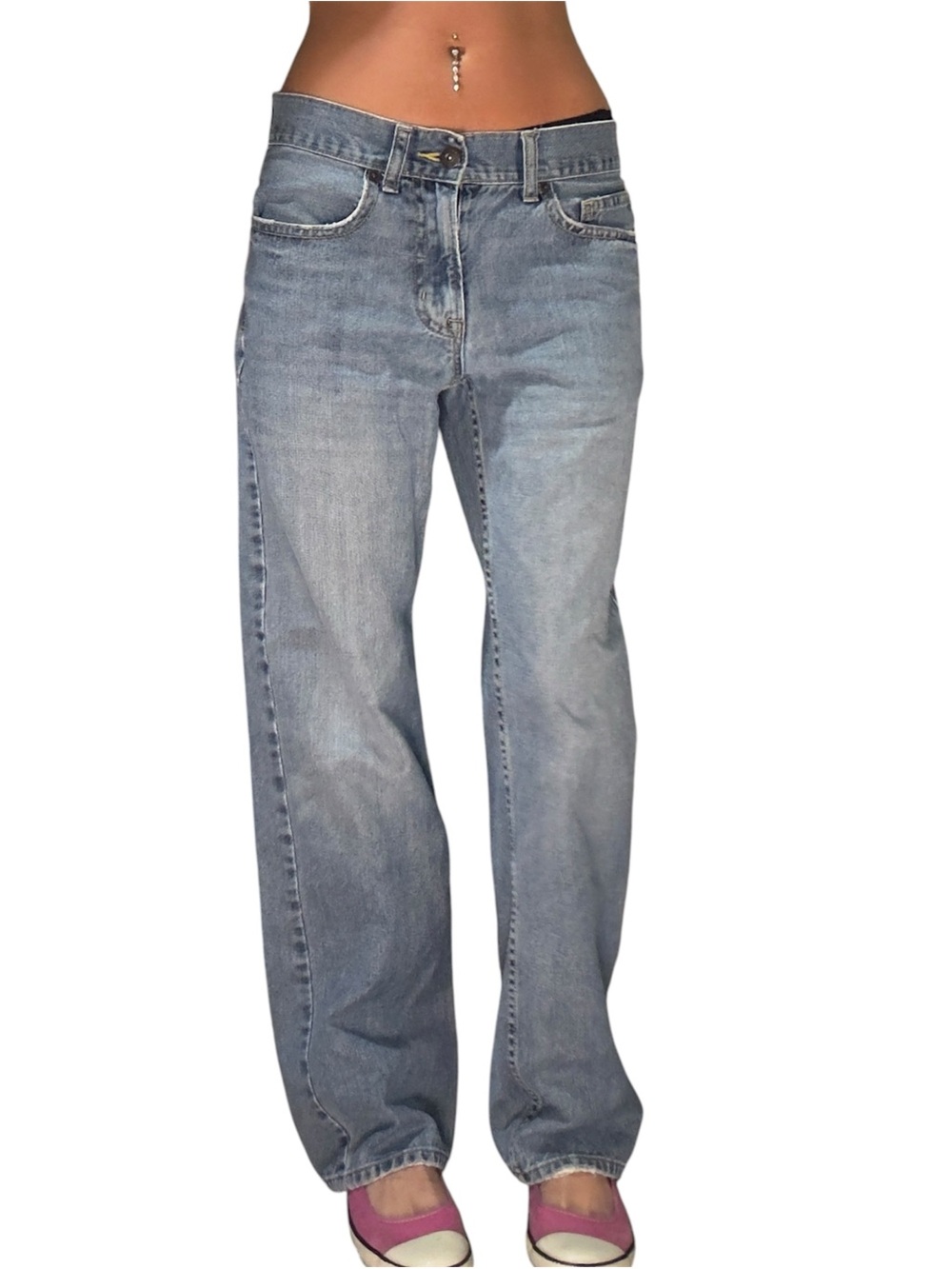 Y2K Mossimo baggy lowrise Light Wash Jeans - Picture 1 of 9